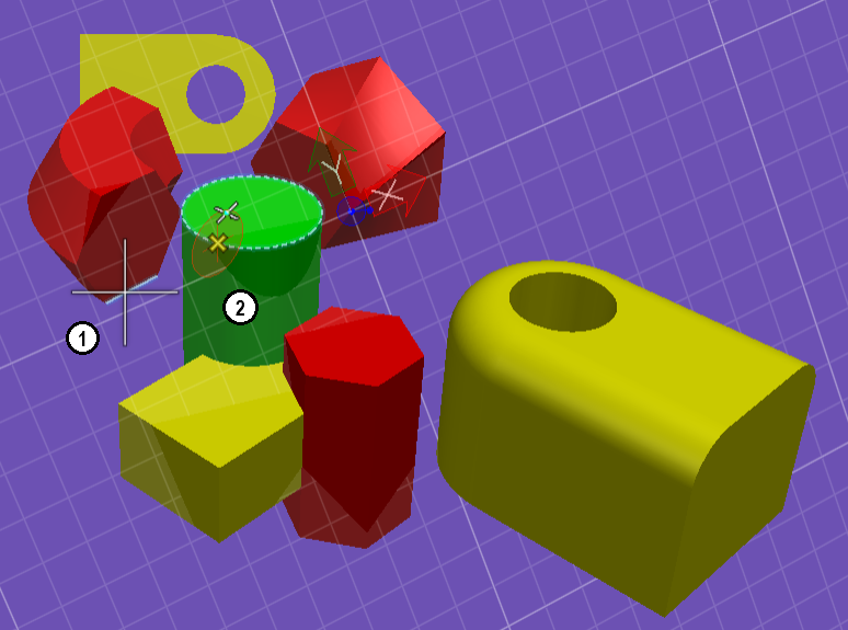 Example of snap to extended intersection snap to extended intersection